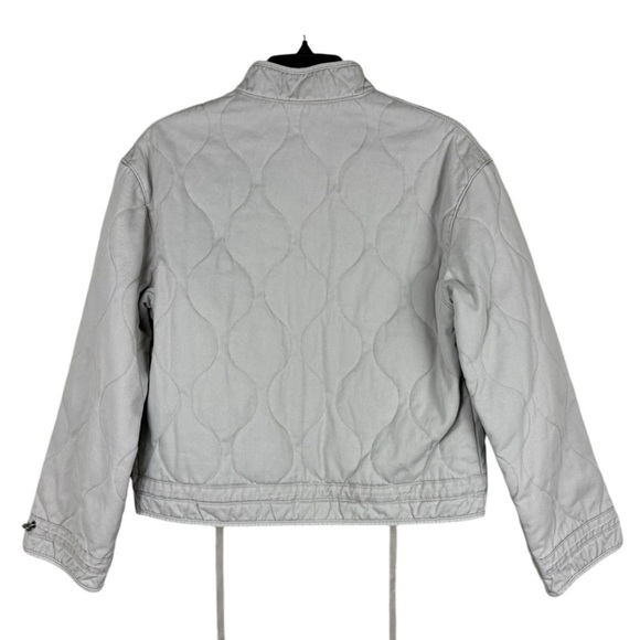 JOIE Cropped Quilted Bomber Barn Jacket Size Small - Picture 5 of 5